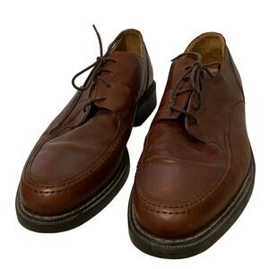 Bacco Bucci Mens Leather Derby Shoes Size 12 Made in Italy Old Money Professor